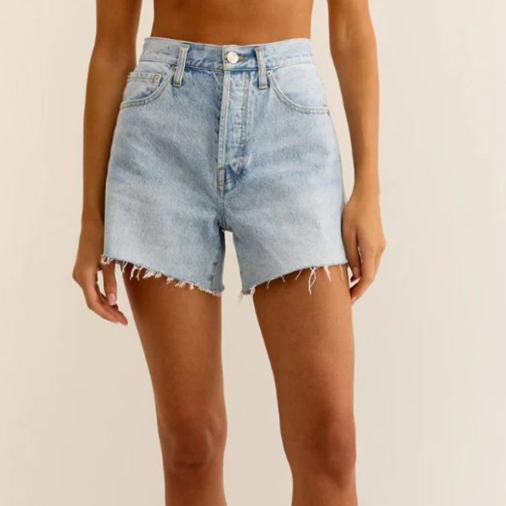 Women's Light Blue Denim Shorts
